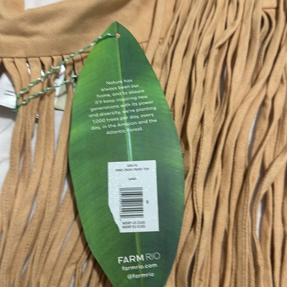 Farm Rio Sand Cross Front Top - Picture 4 of 4